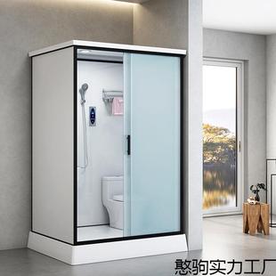 淋58澡浴房洗间浴室改造房室内成 整淋浴房S体M集C成卫生间一体式