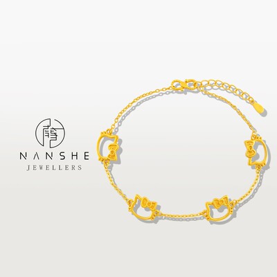 NANSHE/南奢 新中式精致可爱kt猫少女心手链L1981