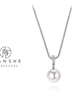 NANSHE/南奢 高级感珍珠吊坠S925纯银项链L1218