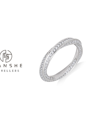 NANSHE/南奢 银色满Z螺旋高级感戒指 L1261