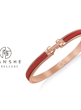 NANSHE/南奢 【V金版本】精工CNC 经典酒红色手镯 L1251