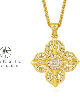 NANSHE/南奢 璀璨星芒十字金链时尚百搭 L1041