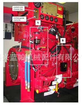 适用克拉克消防泵柴油机空滤C03396 C03421机滤C04521柴滤C02550