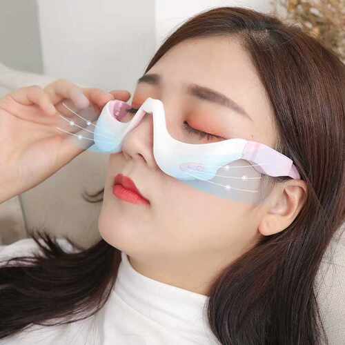 智能眼部按摩仪加热震动黑眼圈护眼仪电疗美眼袋导出仪可视护眼仪