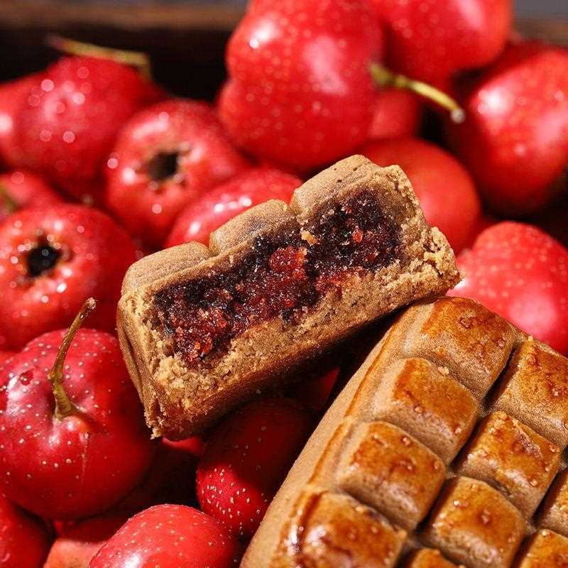 山楂果肉饼荞麦山楂酥饼手工传统中式茶糕点心厂一件工厂