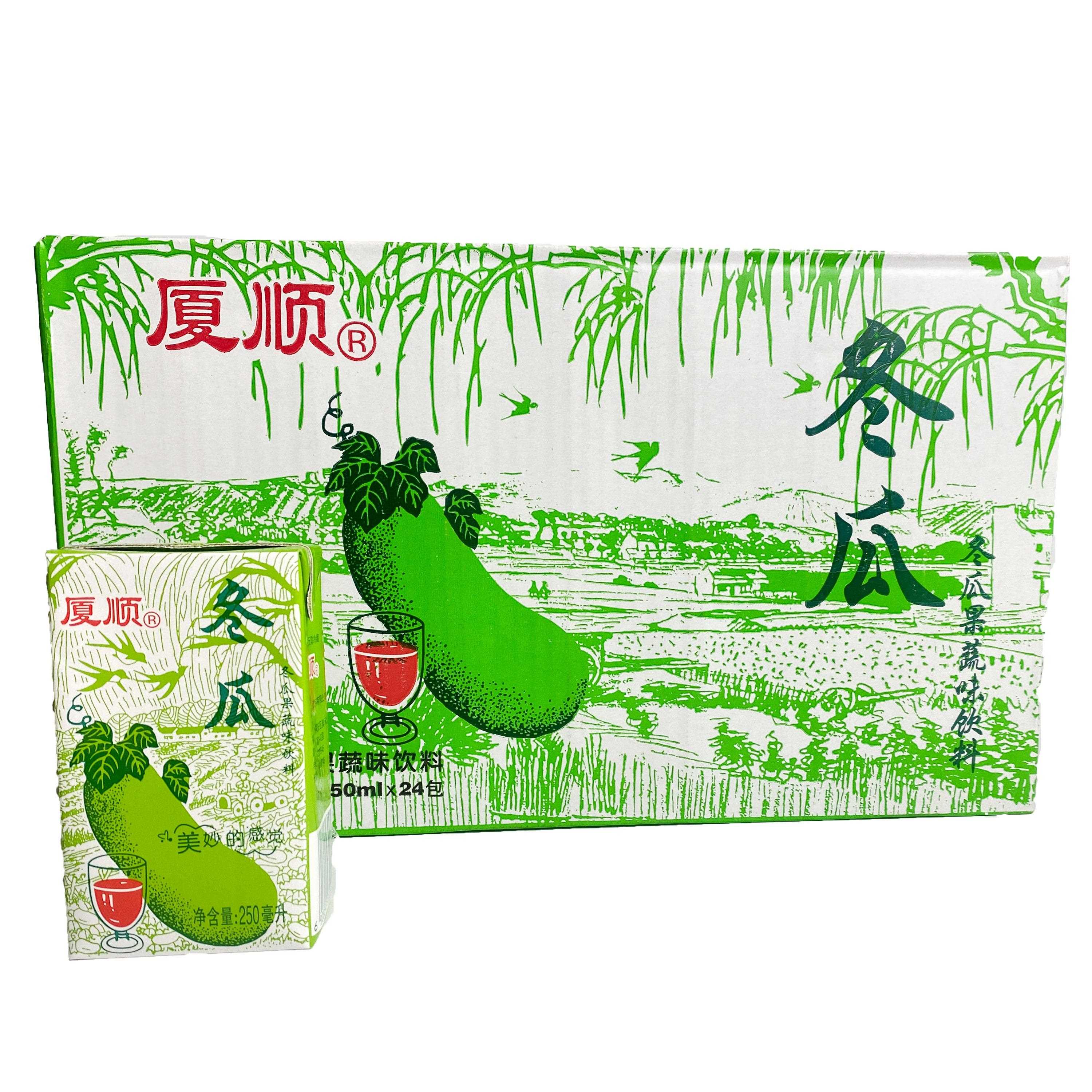 ly厦顺冬瓜荔枝冰糖雪梨菊花饮料柠檬茶250ml纸盒果蔬茶味夏日饮