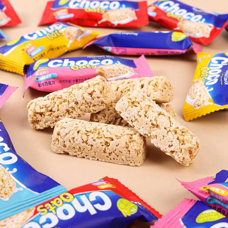 营养牛奶燕麦巧克力棒整箱喜糖散装麦片糖酥零食糖果饼干500g