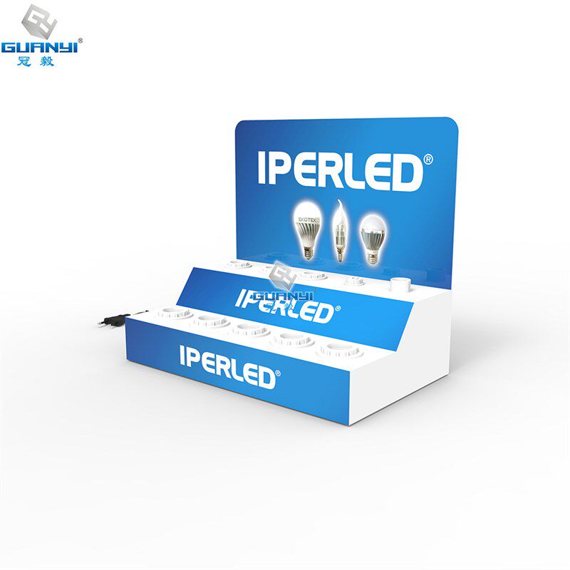 led灯泡试灯座 E14E27u螺口灯泡展示架 节能灯 试灯展架led试灯台