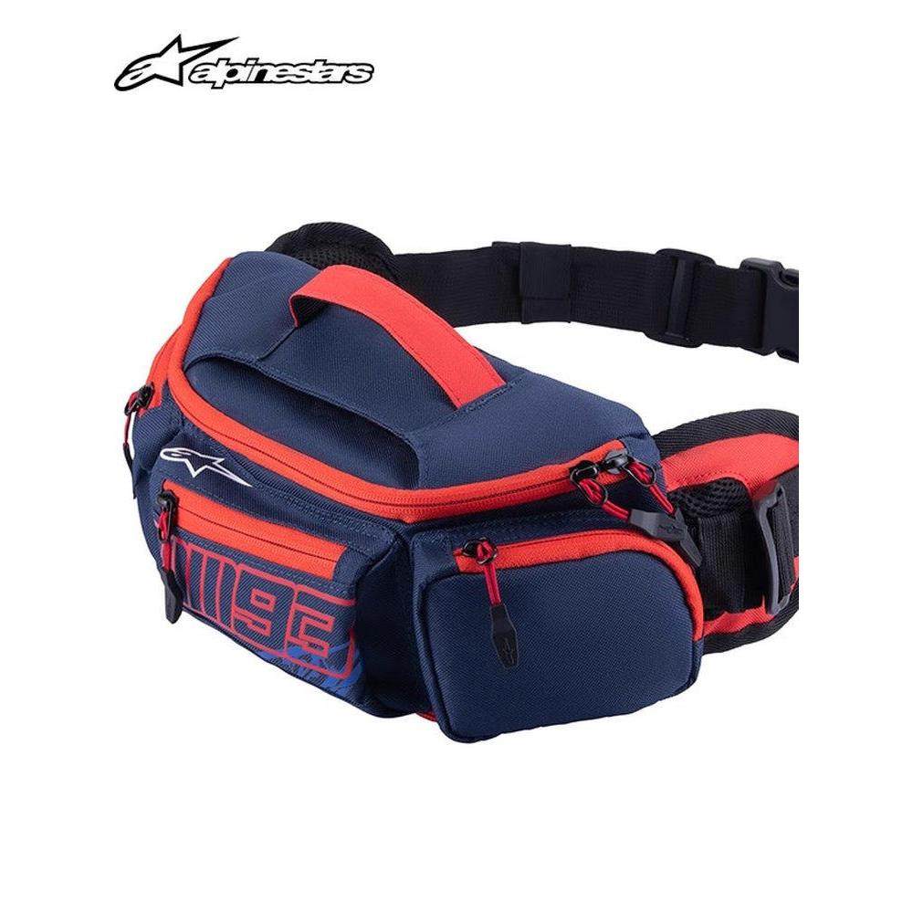 A星摩托车腰包斜挎防雨水骑行腰包休闲摩旅公路骑士斜挎腰包橙色