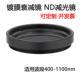400 M25.5 1100nm镀膜玻璃衰减片 中性密度ND减光滤光片C口