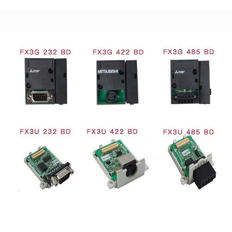 三菱PLC通讯板BD FX3U 3G 1N 2N 485 232 422 1DA 2AD CNV BD99新