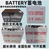 BATTERY蓄电池6FM18 12V18AH33AH48A55AH应急照明集中电源 消防用