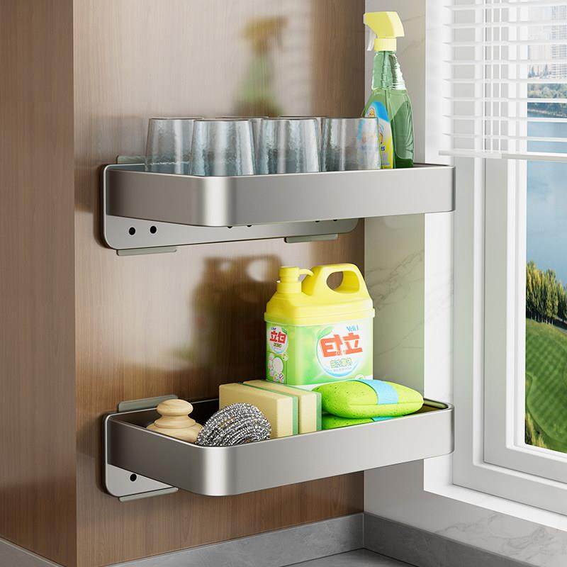 厨房水池洗洁精置物架钢丝球海绵沥水篮太空铝洗碗池收纳架放水杯,厨房/烹饪用具,厨房置物架/置物柜/角架,淘宝优惠券,粉丝福利购,淘宝优惠卷