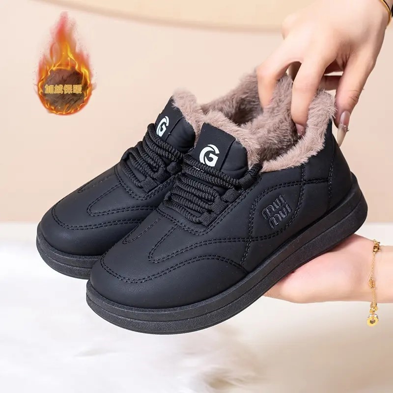 冬季新款加绒加厚保暖老北京妈妈