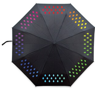 现货创意广告伞新奇 遇水变色伞雨点渐变伞折叠伞三折礼品伞