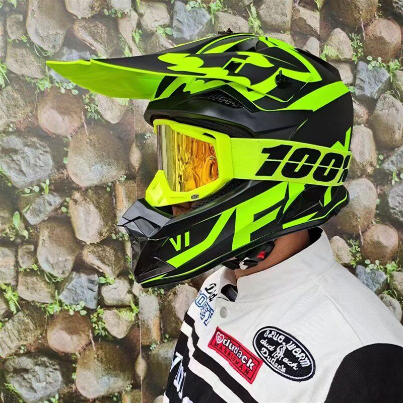 FiK越野电动摩托车头盔男女KTM赛车拉力盔山地全覆式个性四季蕞新