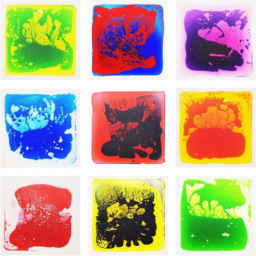 30CM Liquid floor tiles 儿童拼图液体彩砖地板地垫感官垫