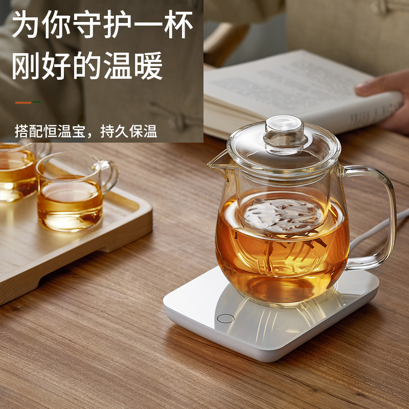 忆壶茶玻璃茶壶过滤泡茶壶耐高温花茶壶煮茶家用茶具套装加厚单壶