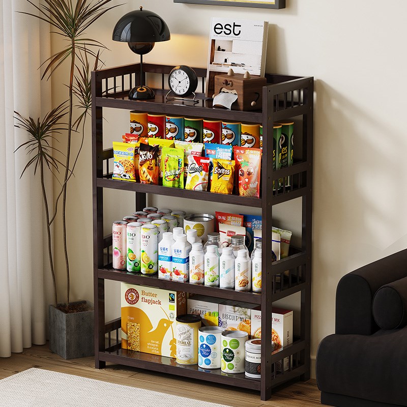 小推车零食置物架落地多层家用客厅移G动茶几厨房蔬菜收纳架储物