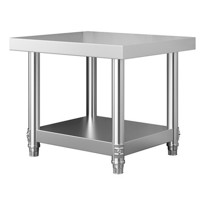 厨房两层置物架不锈钢台面u架汤桶垫增高架落地灶台架桌面加厚防