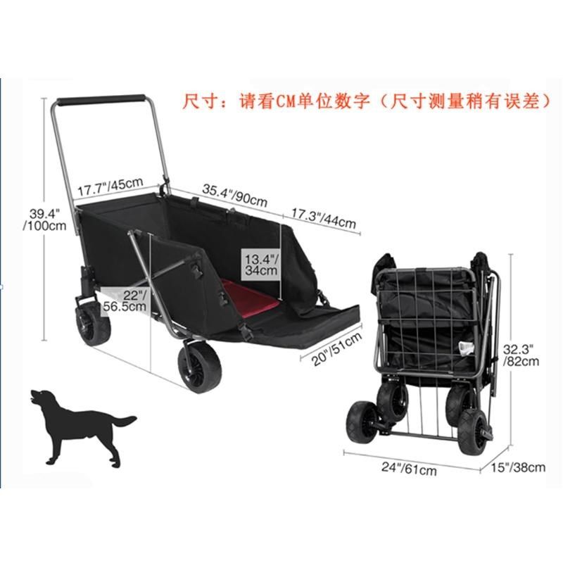 新款升级版户外萌宠郊游购物露营野餐搬运推拉车【轴承静音轮】,户外/登山/野营/旅行用品,户外营地车,淘宝优惠券,粉丝福利购,淘宝优惠卷
