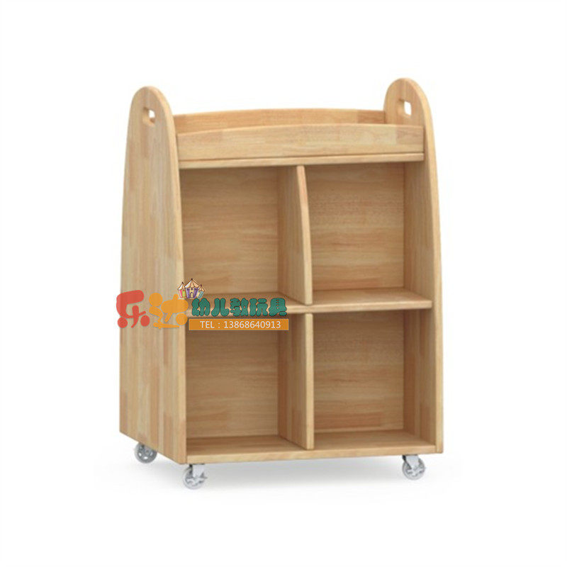 幼儿园儿童美术区角柜组合柜移动柜工具柜画纸柜美术室成套桌椅木
