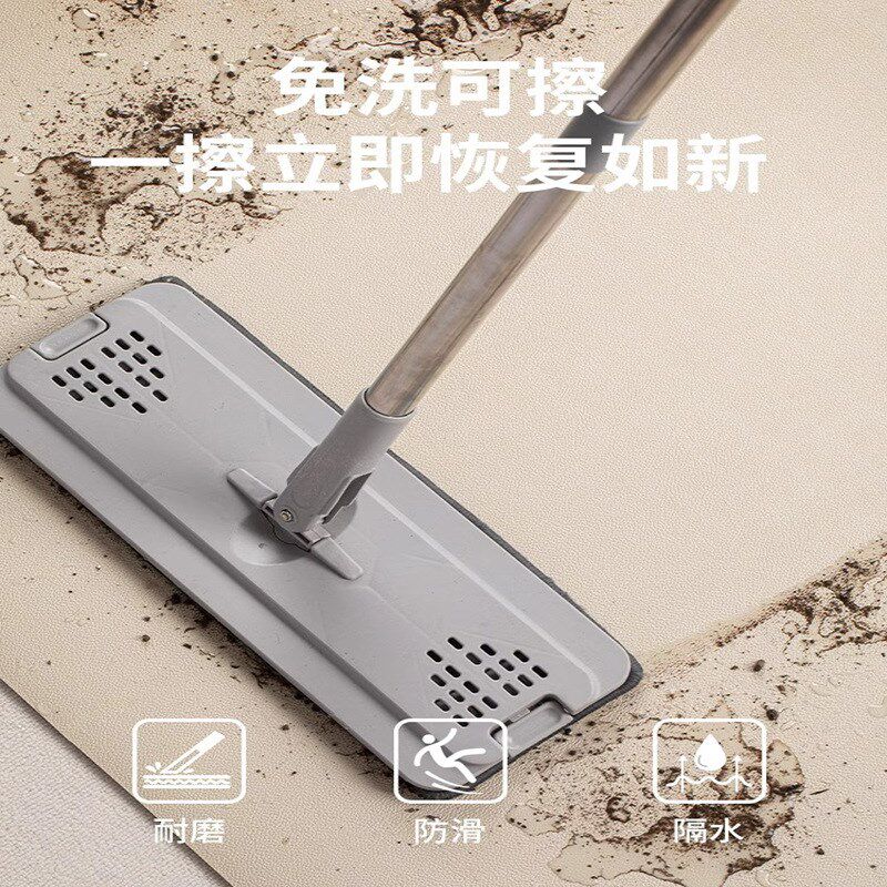 皮革厨房专用地垫防滑防油可擦免洗地毯PVC防水垫整铺家用耐脏垫