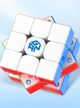 GAN356M meglev磁悬浮三阶魔方uv钻面专业比赛磁力三阶魔方