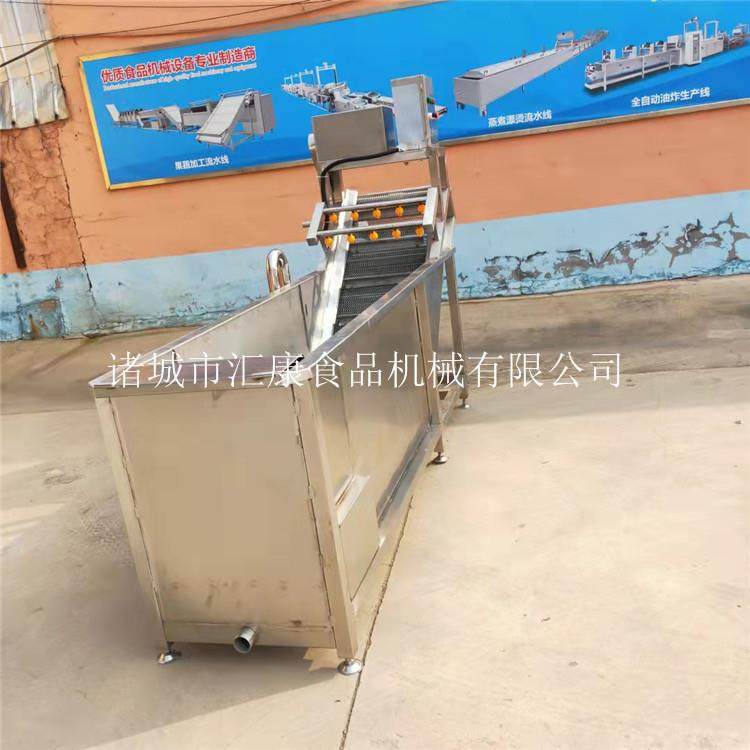 盐渍蔬菜气泡清洗机 翻浪臭氧杀菌加工设备 食品袋水域清洗机器