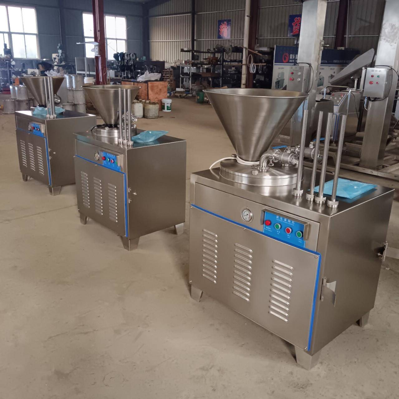 糯米肠灌肠机液压灌肠机成套香肠设备腊肠自动灌肠机源头厂家