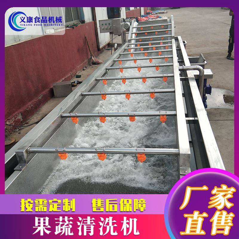 韭菜气泡清洗机 黑木耳翻浪清洗设备 大型洗菜浸泡池