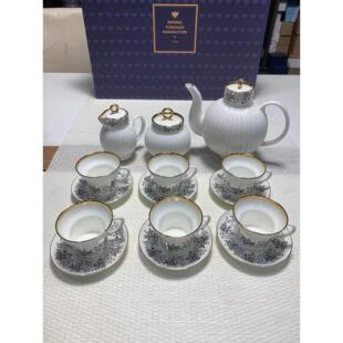 骨瓷小树枝18件套咖啡具咖啡壶家用送礼太装