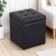 收纳凳储物凳可坐皮凳实木换鞋 凳服装 店试衣间凳子家用小沙发凳