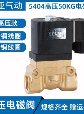 高压电磁阀SY5404-04 2分4分6分1寸吹瓶机气阀船用高压阀220V 24v