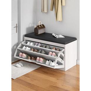 入户窄薄鞋柜收纳架家门口翻斗式换鞋柜多层大容量鞋子收纳柜