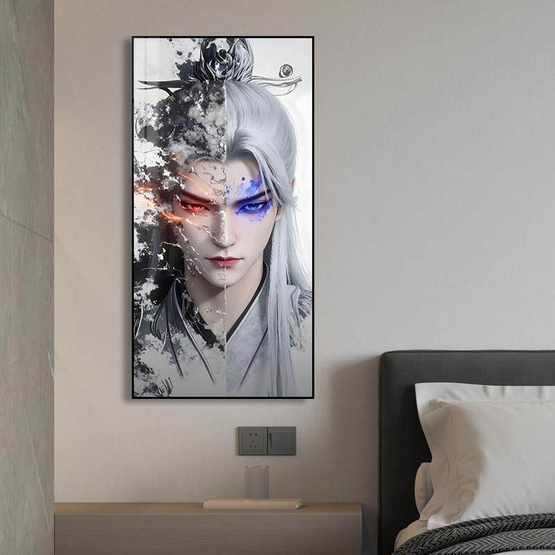 仙逆王林李慕婉LED灯装饰画 画客厅背景墙发光挂画 画男生卧室床