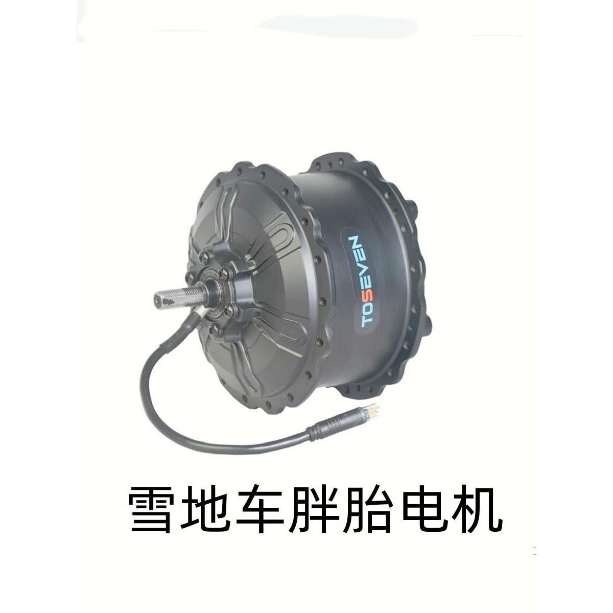 48V750W锂电汽车雪地车肥胎马达改装电动摩托车马达前驱后驱高速