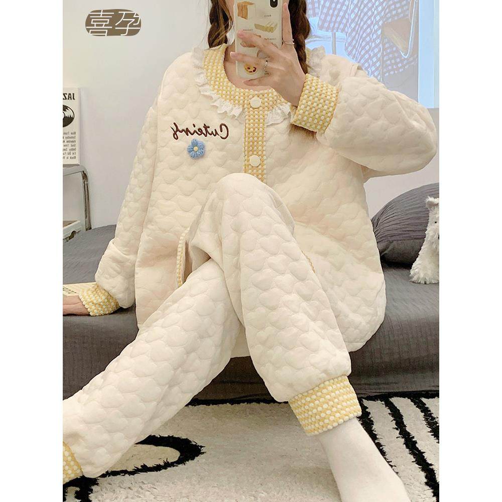 空气棉月子服春秋季产后10月份11冬款加厚哺乳家居服孕妇睡衣套装,孕妇装/孕产妇用品/营养,家居服套装,淘宝优惠券,粉丝福利购,淘宝优惠卷