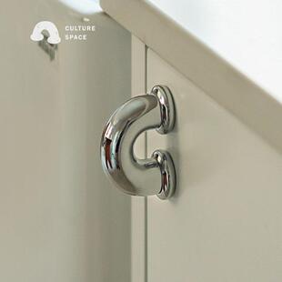 造就工间 覆古简约拉手 铜制极简彩虹型柜门抽屉衣柜把手整体橱柜