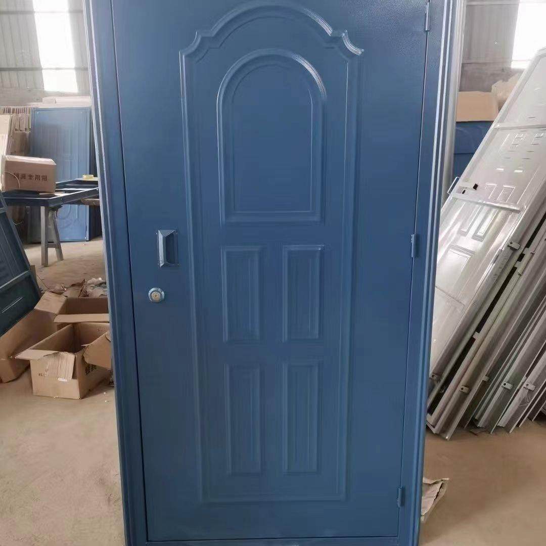 定制单板工程双开门储藏间铁门单门入户门铁皮防盗门钢质家用进户