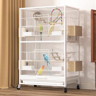 虎皮鹦鹉鸟笼大号新型豪华别墅鸟笼子玄凤八哥小太阳专用繁殖箱