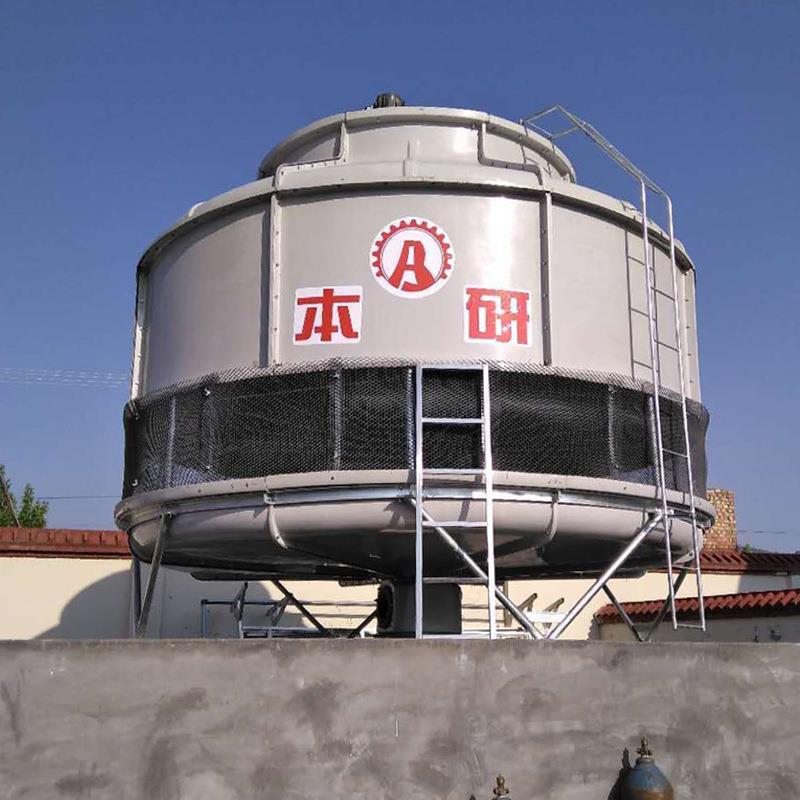 圆形逆流冷却塔BY-R-350T低噪音型冷却水塔包安装运费税费