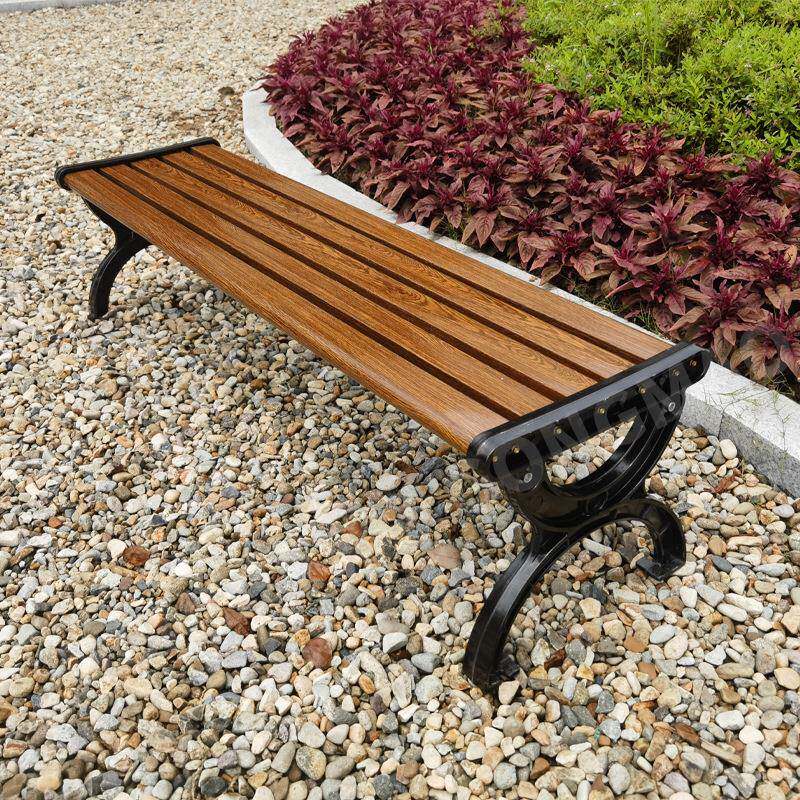 公园椅户外靠背长椅长凳子铁艺休闲长条室外庭院广场防腐实木椅子