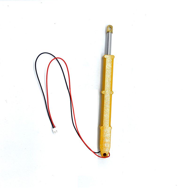 推杆挖掘机配件全金属电动N20 90mm自卸车模型配件油缸6ZV,12V