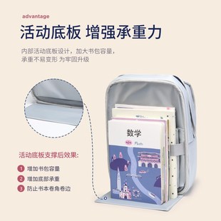 第九城小学生书包一二三到六年z级减负护脊男女孩儿童双肩书包中