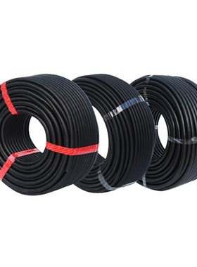 波纹管软管PE/PkA/PP阻燃塑料套管黑色电工尼龙可开口螺纹管穿线