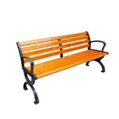 公园长椅户外长椅防腐木实木家用塑木休闲坐椅广场长凳子铸铝铸铁