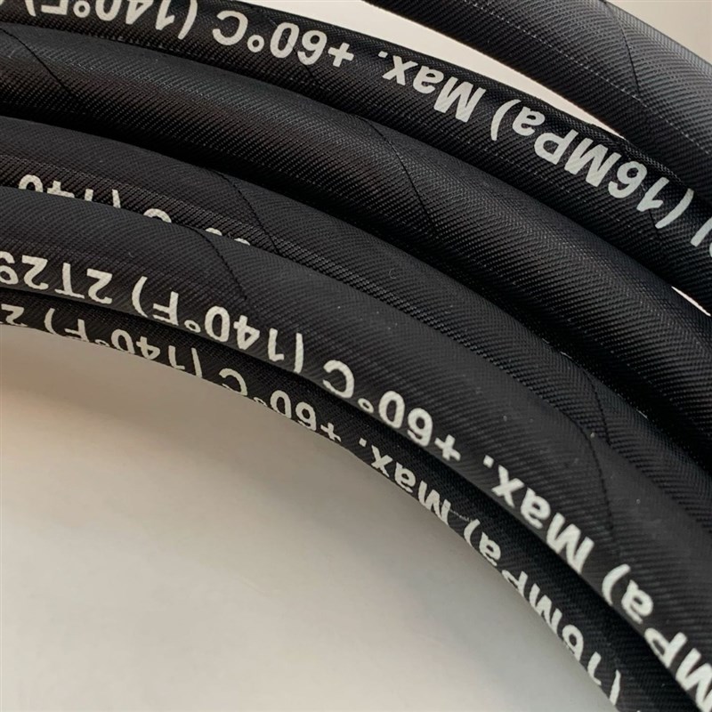 高压油管液压软管钢丝编织工程机械G挖掘机石油钻探液压软管总成