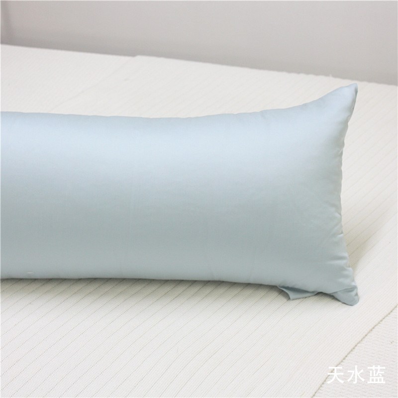 60支天丝舒适凉感n夏季长方形抱枕套子睡觉可拆洗侧睡裸睡长条枕