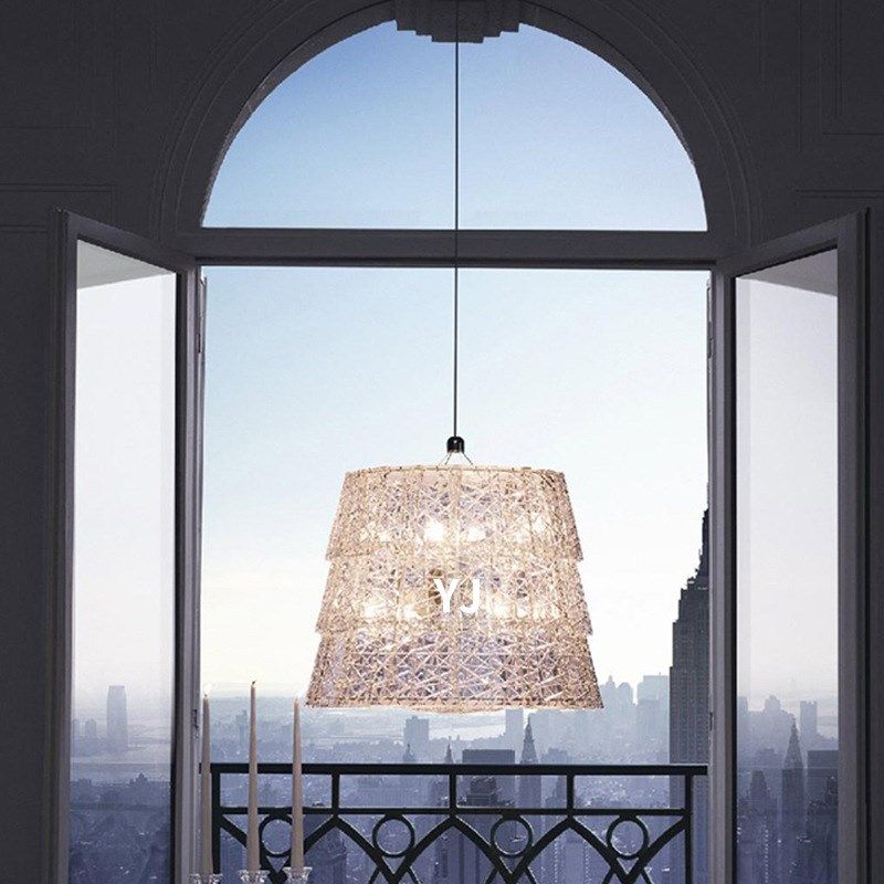 法国餐厅水晶长吊灯个性圆形吧台奢华家用别墅现U代岛台餐桌灯具,家装灯饰光源,客厅吊灯,淘宝优惠券,粉丝福利购,淘宝优惠卷